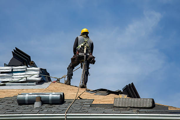 Professional Roof Replacement technician working in Attalla, AL